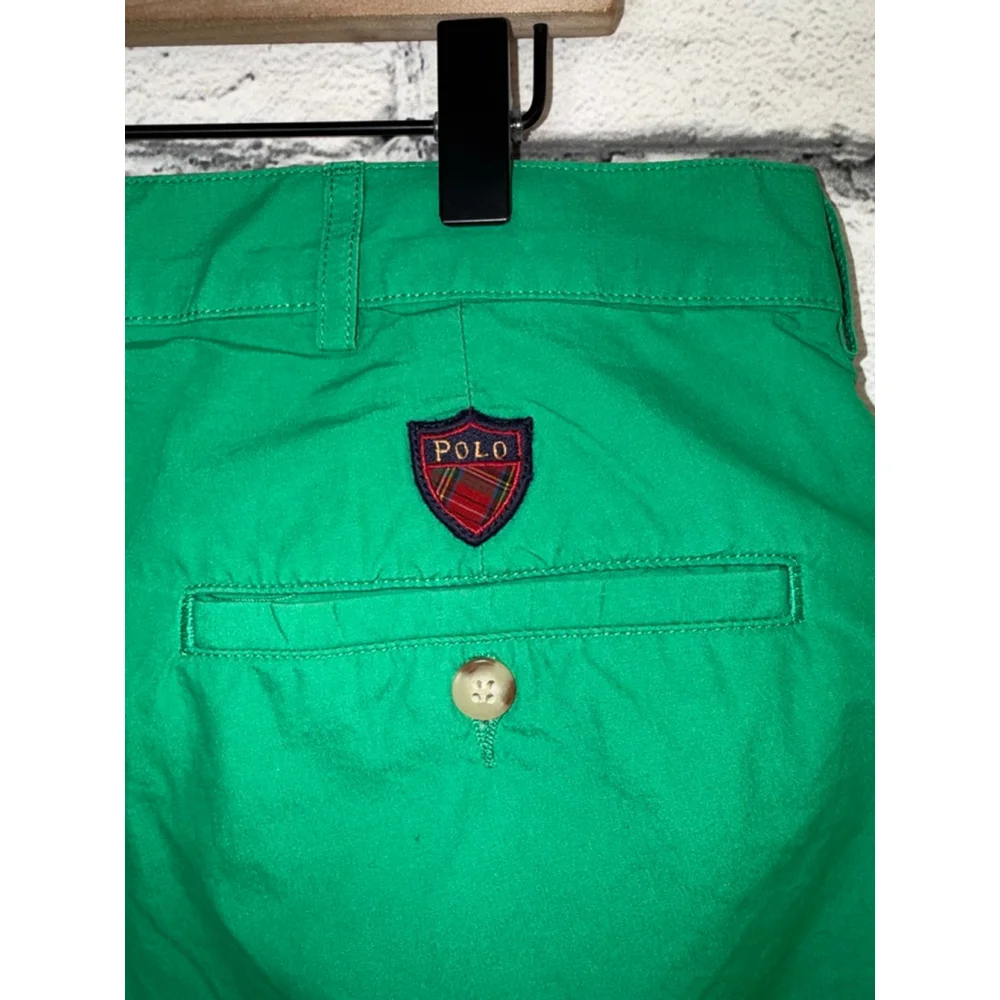 Men's Polo Ralph Lauren Pleated Golf Shorts size 38 Green 1990’s Vintage Y2K